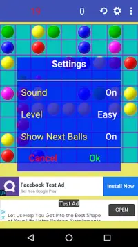 color balls - free game makes you smarter, nimble. Screen Shot 1