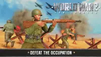 perang dunia 2 shooter: ww2 permainan menembak Screen Shot 1