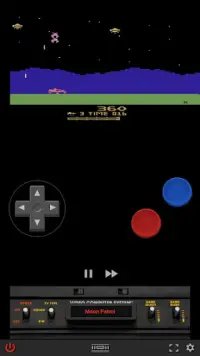 Jogo Moonpatrol Atari Screen Shot 0