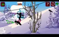 Stickman Extreme Skiing Screen Shot 1