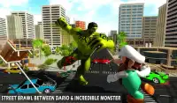 Unglaublich Monster Vs Super Dario Stadt Flucht Screen Shot 11