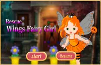 Free New Escape Game 132 Rescue Wings Fairy Girl Screen Shot 0