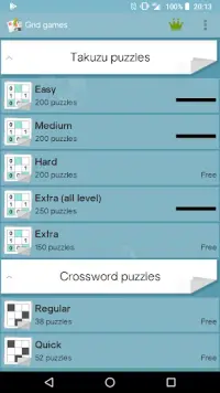 Grid games (crossword & sudoku Screen Shot 6