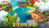 Bermuda Adventures: 섬 건설 농장 게임 Screen Shot 5