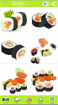 Sushi Bar Color By Number Sushi Rolls Screen Shot 2