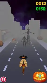 Unity Chan Halloween Running- Horror Zombie Runner Screen Shot 5