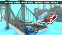 Escape The City Endless Car Games: Falling City 3D Screen Shot 12