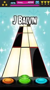 J Balvin Piano Tiles Games Screen Shot 2