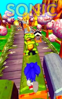 Super Fast Blue Hedgehog Rush -  Run Adventure Screen Shot 0