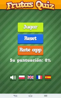 Frutas Quiz - adivinar y aprender Screen Shot 1