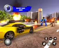 Mega Lion Robot Car Transform- Robot Shooting Game Screen Shot 13