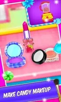 DIY Süßigkeit-Make-up-Hersteller! Essbarer Lippens Screen Shot 3