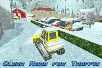 Snow Plow Rescue Excavator Sim Screen Shot 0