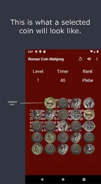 Roman Coin Mahjong Screen Shot 2