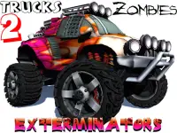 Crush zombies in this Truck driving simulator 2 Screen Shot 11