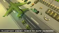 US Army Transport Game - Army Cargo Plane & Tanks Screen Shot 9