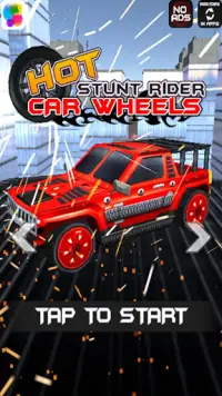 Hot Stunt Rider : Car Wheels Screen Shot 2