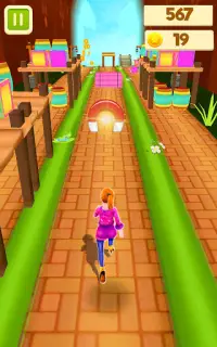 Princess Island Running Games Screen Shot 0