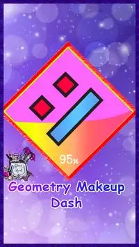 Geometry Makeup Dash 💞 Screen Shot 2