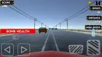 Racing Car Game Bomb Screen Shot 3