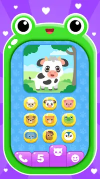बेबी फोन - बच्चों के लिए खेल Screen Shot 11