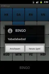 Kennzeichen Bingo Screen Shot 3