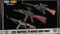 Guerra Mundial 2 jogo de arma Screen Shot 2