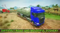 Offroad Oil Tanker Truck Transporter: Driving Sim Screen Shot 3