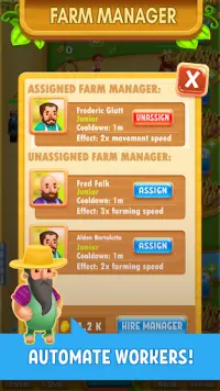 Idle Farmer Inc. - Tycoon Simulation Game Screen Shot 1