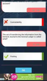 Accounting Quiz Screen Shot 4