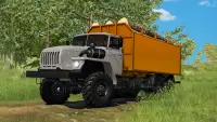Russian truck driving sim game Screen Shot 1