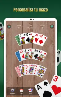 Juegos de cartas de solitario Screen Shot 10