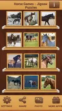 Horse Games - Jigsaw Puzzles Free Screen Shot 4