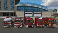 Fire Truck Drive Simulator 3D Screen Shot 3