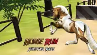 corrida de cavalos corre salto Screen Shot 0
