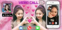 Jennie Kim Video Call Blackpink - Call Simulation Screen Shot 0