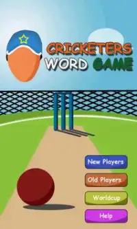 Cricketers Word Game Screen Shot 0