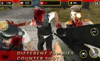 Zombie Sniper Contador tiro Screen Shot 0
