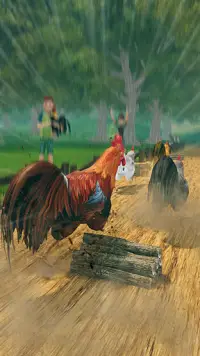 Wild Rooster Animal Run Race- Chicken Farm Racing Screen Shot 1