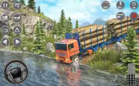 貨物   トラック- 未舗装道路 泥 ゲーム Screen Shot 1