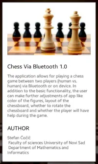 Chess Via Bluetooth Screen Shot 1