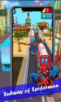 Subway Spider Rush 3D Screen Shot 1