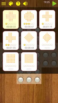 Marble Solitaire Puzzle Screen Shot 2