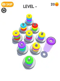 Color Sort 3D: Fun Hoop Stack Sorting Puzzle Screen Shot 6