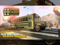 Off-road Bus WW2 Army Transport Coach Simulator Screen Shot 7