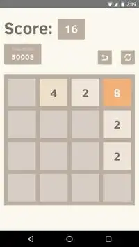 2048 Game Screen Shot 2