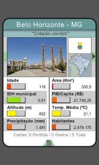 Top Cards - Cidades do Brasil Screen Shot 3