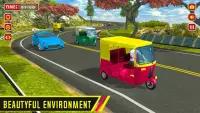 Tuk Tuk Auto Rickshaw: Offroad Driving Games 2021 Screen Shot 5