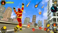 Fire Storm Super Hero: Flying Superhero War Games Screen Shot 2