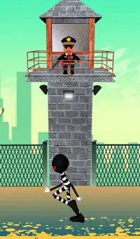 Jeux d'aventure en colère Stickman Prison Break Screen Shot 0